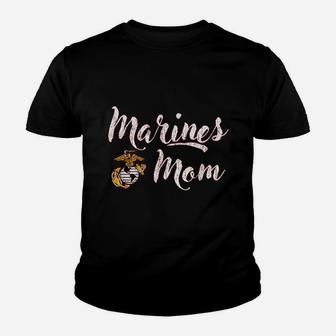 Marines Mom Youth T-shirt | Crazezy