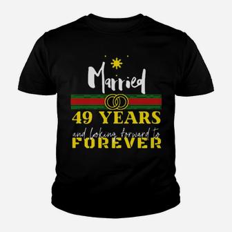 Married For 49 Years Youth T-shirt - Monsterry DE