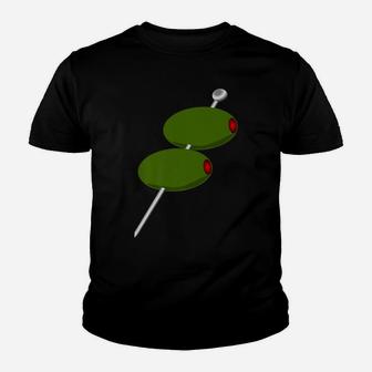 Martini Olives Bartender Student Youth T-shirt | Crazezy