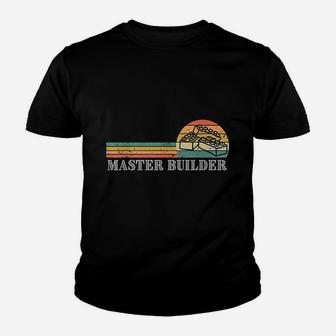 Master Builder Block Building Youth T-shirt | Crazezy AU