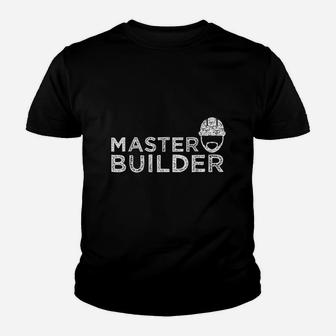 Master Builder For Construction Dad Youth T-shirt | Crazezy CA