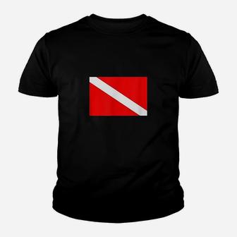 Master Diver Scuba Diving Flag Youth T-shirt | Crazezy