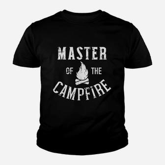 Master Of The Campfire Camping Youth T-shirt | Crazezy