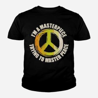 Masterpiece Master Peacetal Health Anxiety Depression Youth T-shirt - Monsterry