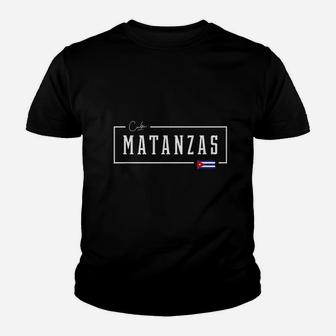 Matanzas City Cuba Cuban Flag Youth T-shirt | Crazezy UK