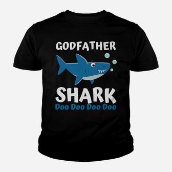 Matching Family Shark Shirts Set - Godfather Shark Doo Doo Youth T-shirt | Crazezy