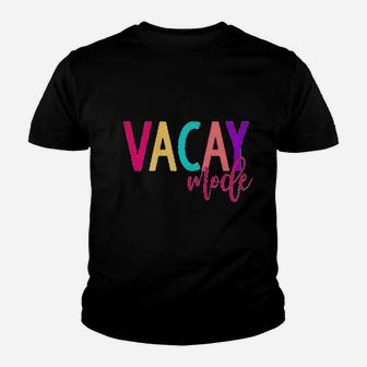 Matching Family Vacation Vacay Mode Summer Youth T-shirt | Crazezy CA