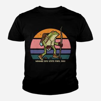 Maumee Bay State Park Ohio Hiking Walking Frog Sweatshirt Youth T-shirt | Crazezy