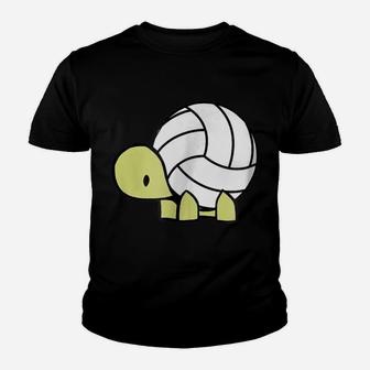 Max Turtle Loves Volleyball T-Shirt Volley Ball Turtles Team Youth T-shirt | Crazezy