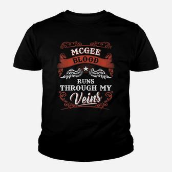 Mcgee Blood Runs Through My Veins Shirt 1K2s Youth T-shirt | Crazezy