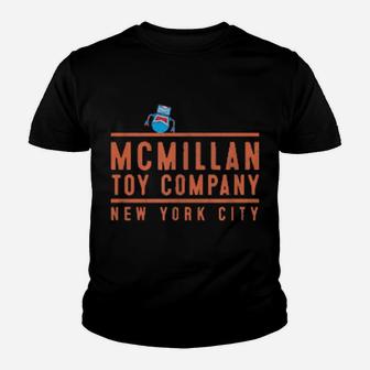 Mcmillan Toy Company Nyc Retro Distressed Youth T-shirt - Monsterry AU