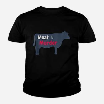 Meat Is Murder Animal Youth T-shirt | Crazezy