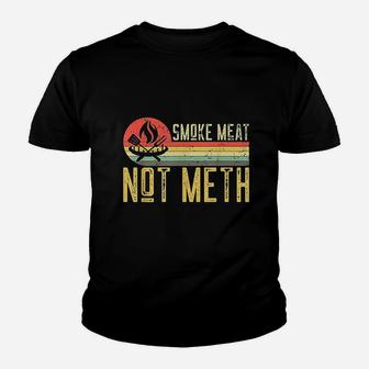 Meat Not Bbq Grill Grilling Vintage Youth T-shirt | Crazezy CA
