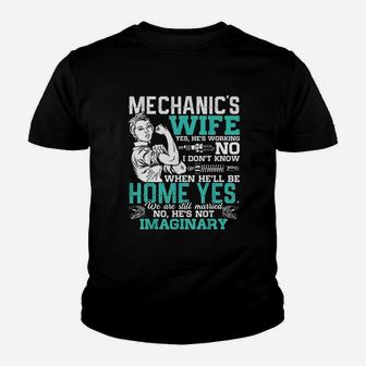 Mechanics Wife Women Anniversary Youth T-shirt | Crazezy CA