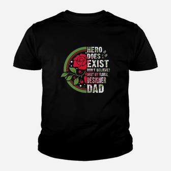 Meet My Floral Designer Dad Jobs Gifts Youth T-shirt - Thegiftio UK