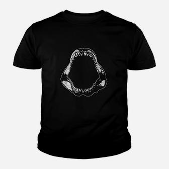 Megalodon Jaw Funny Shark Teeth Collector Youth T-shirt | Crazezy DE