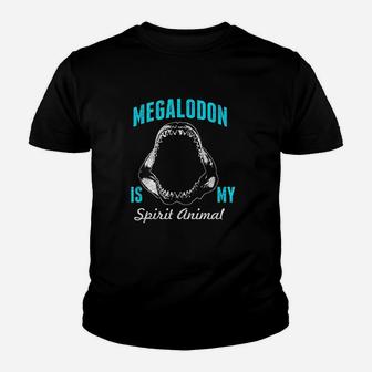 Megalodon Jaw Funny Shark Teeth Collector Youth T-shirt | Crazezy
