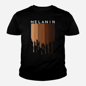 Melanin Shades Black Pride Black History Funny Gift Youth T-shirt | Crazezy