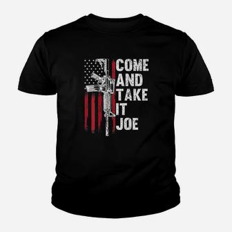 Men Come And Take It Joe Youth T-shirt | Crazezy CA