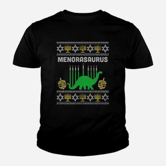 Menorasaurus Dinosaur Youth T-shirt | Crazezy