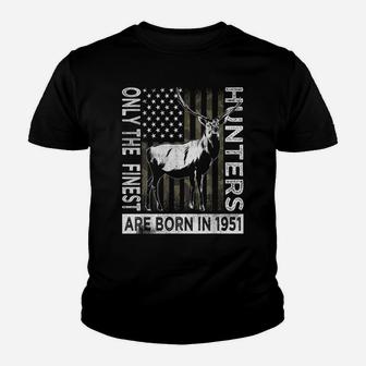Mens 70Th Birthday 70 Year Old Deer Hunters Hunting 1951 Youth T-shirt | Crazezy DE