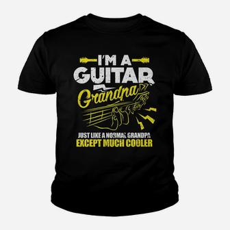 Mens Bass Guitar Guitarist Grandfather Funny I'm A Guitar Grandpa Youth T-shirt | Crazezy AU
