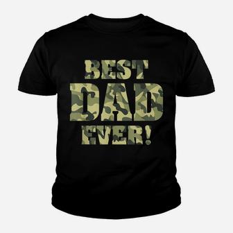 Mens Best Dad Ever Camo Father's Day Special Greatest Dad Hunting Youth T-shirt | Crazezy UK