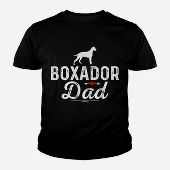 Mens Boxador Dad Funny Dog Dad Best Pet Owner Boxador Daddy Youth T-shirt | Crazezy