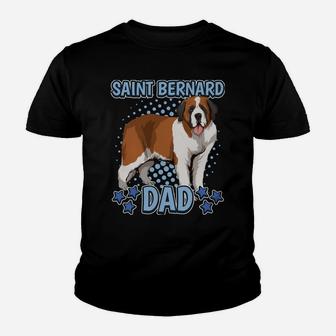 Mens Boys Saint Bernard Dad Dog Owner Quote St Bernard Youth T-shirt | Crazezy DE