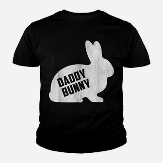 Mens Daddy Bunny Matching Father Dad Papa Men Easter Day Youth T-shirt | Crazezy