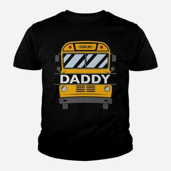 Mens Daddy Matching Family Costume School Bus Theme Kids Party Youth T-shirt | Crazezy CA