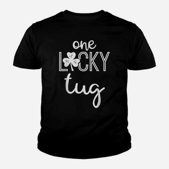 Mens Funny One Lucky Tug Shirt St Patricks Day Mens Youth T-shirt | Crazezy