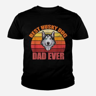 Mens Husky Dad - Husky Dog Siberian Husky Youth T-shirt | Crazezy