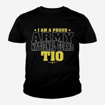 Mens I Am A Proud Army National Guard Tio - Military Uncle Family Youth T-shirt | Crazezy