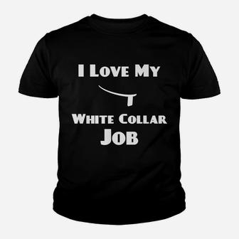 Mens I Love My White Collar Job - Priest Deacon Youth T-shirt | Crazezy UK
