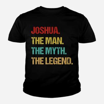 Mens Joshua The Man The Myth The Legend Youth T-shirt | Crazezy