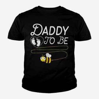 Mens New Dad Tshirt Daddy To Bee Funny Fathers Day Shirt Youth T-shirt | Crazezy CA