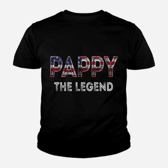 Mens Pappy - Patriotic Grandpa Fathers Day 4Th Of July Gift Idea Youth T-shirt | Crazezy
