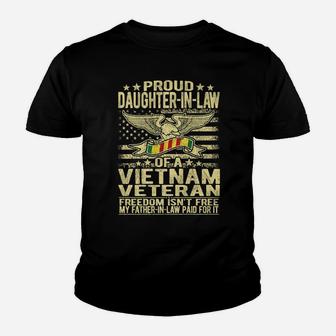 Mens Proud Daughter-In-Law Of Vietnam Veteran Freedom Isn't Free Youth T-shirt | Crazezy DE