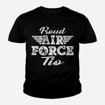 Mens Proud Us Air Force Tio - Pride Military Family Uncle Gifts Youth T-shirt | Crazezy UK