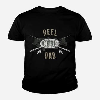 Mens Reel Cool Dad Shirt, Cute Fishing Father's Day Gift Youth T-shirt | Crazezy UK