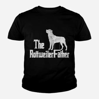 Mens Rottweiler Dad Dog Fathers Day Funny Rottie Doggie Puppy Youth T-shirt | Crazezy CA