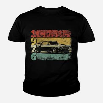Mens Vintage Classic Car 45Th Birthday Awesome Since 1976 Youth T-shirt | Crazezy