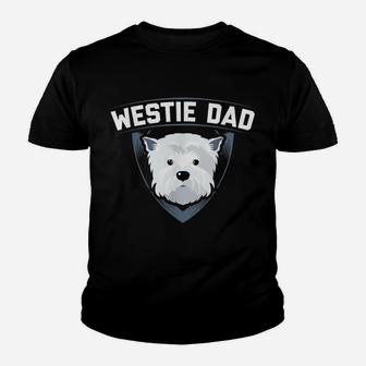 Mens Westie Dad Dog Owner West Highland White Terrier Youth T-shirt | Crazezy UK