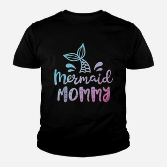 Mermaid Mommy Funny Women Mom Mama Family Matching Birthday Youth T-shirt | Crazezy