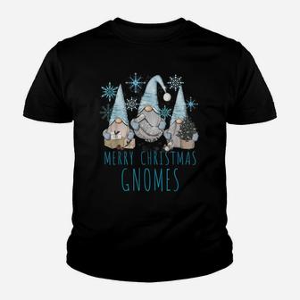 Merry Christmas Gnomies Winter Snowflake Funny Gnome Gift Youth T-shirt | Crazezy AU