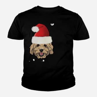 Merry Christmas Goldendoodle Funny Golden Doodle Dog Gift Youth T-shirt | Crazezy UK