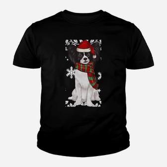 Merry Christmas Ornament Papillon Xmas Santa Sweatshirt Youth T-shirt | Crazezy UK