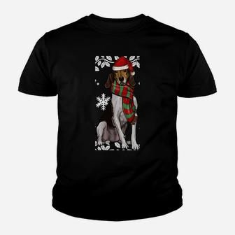 Merry Christmas Ornament Treeing Walker Coonhound Xmas Santa Youth T-shirt | Crazezy DE