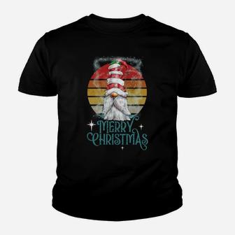 Merry Christmas - Retro Gnome Funny Xmas Gift Sweatshirt Youth T-shirt | Crazezy DE